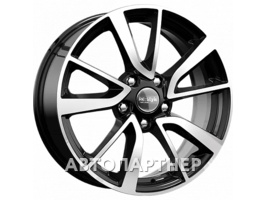 K&K KC699 7x17 5x114.3 ET45 60.1 Алмаз черный Toyota Camry ZV17